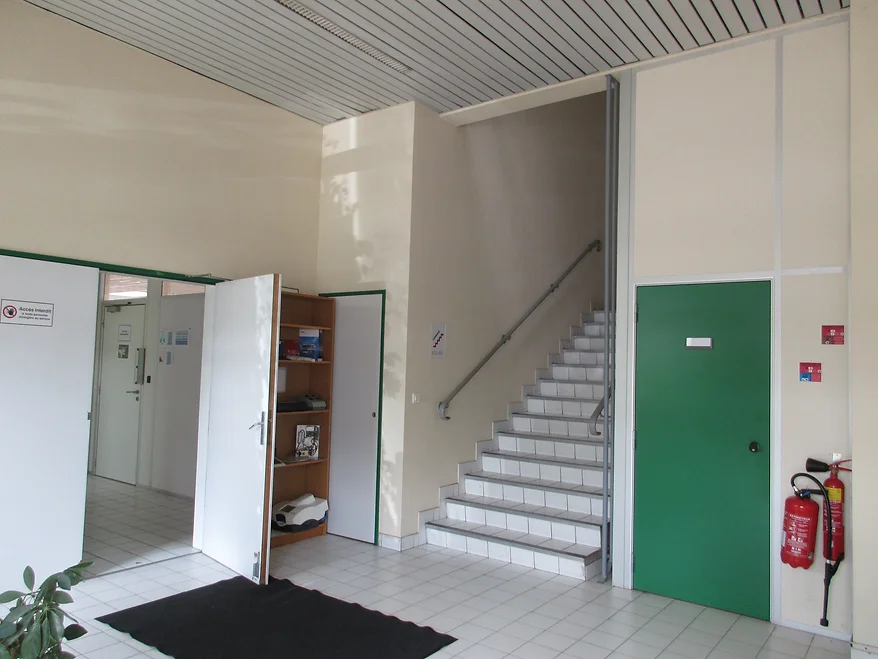Vue existante du hall d'entrée
Aménagement d'un plateau de bureaux - Neuilly Plaisance