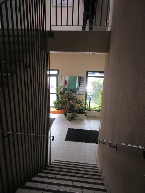 Vue existante des escaliers
Aménagement d'un plateau de bureaux - Neuilly Plaisance
