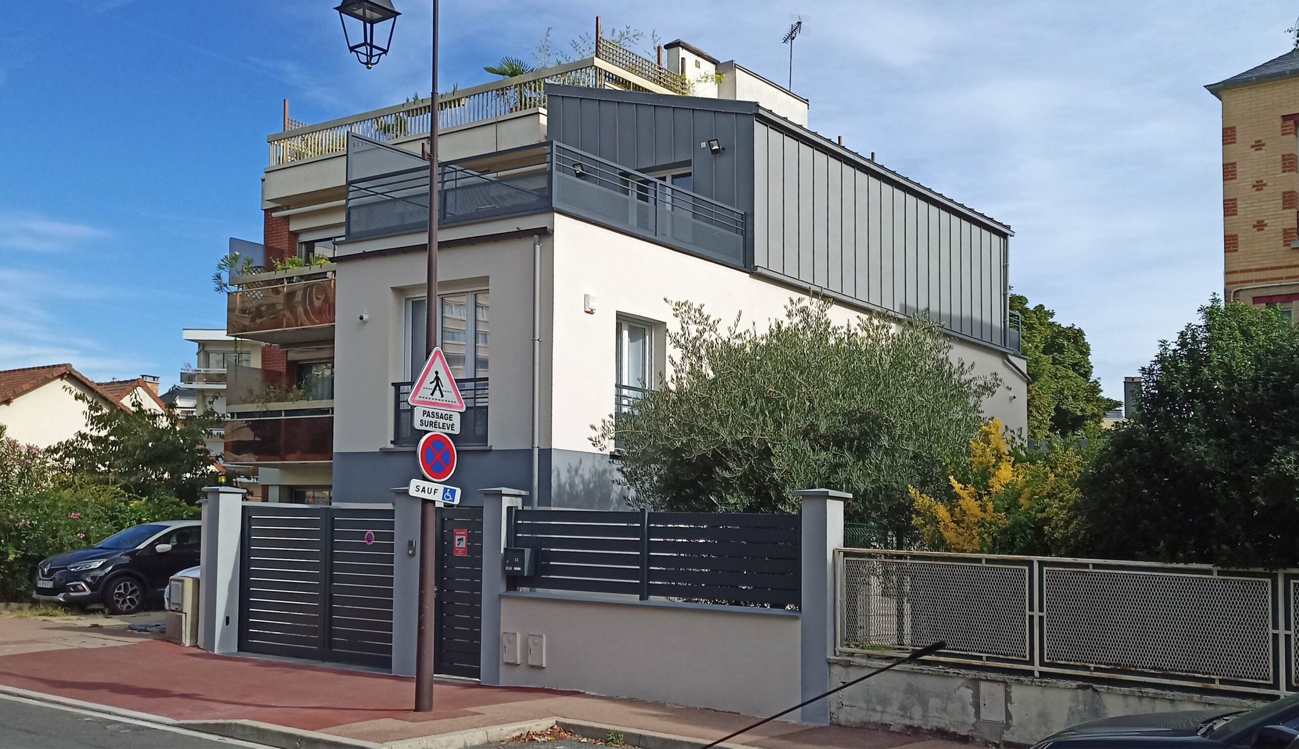 Extension et surélévation à Antony