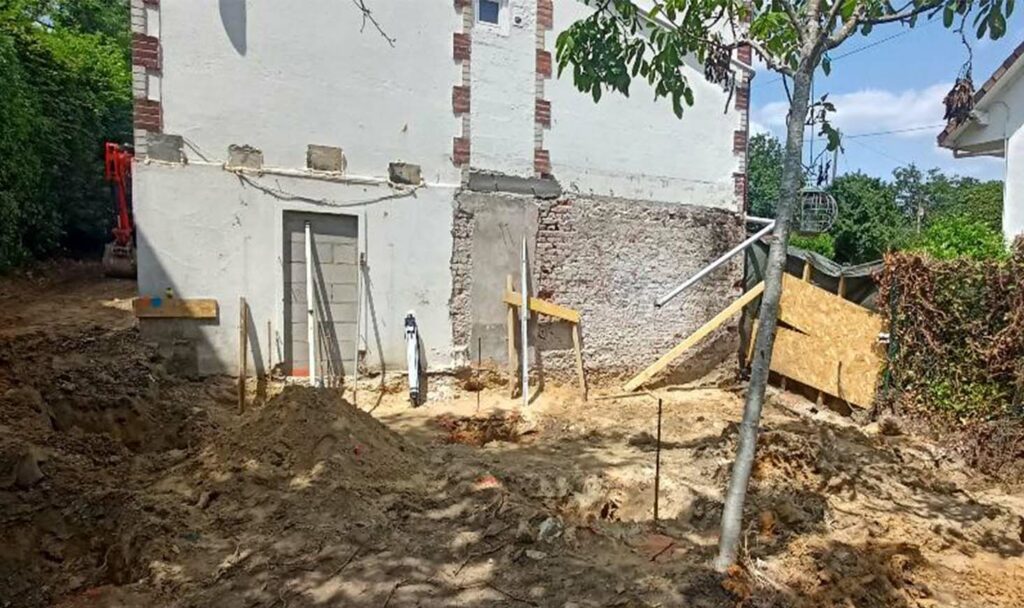 maison existante- façade arrière existante
