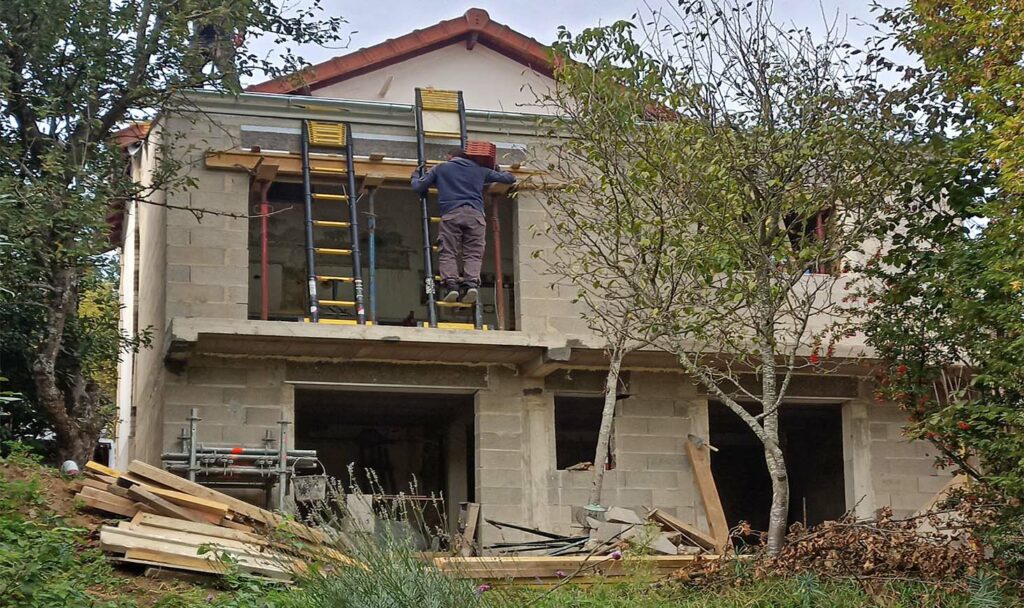 Extension façade arrière