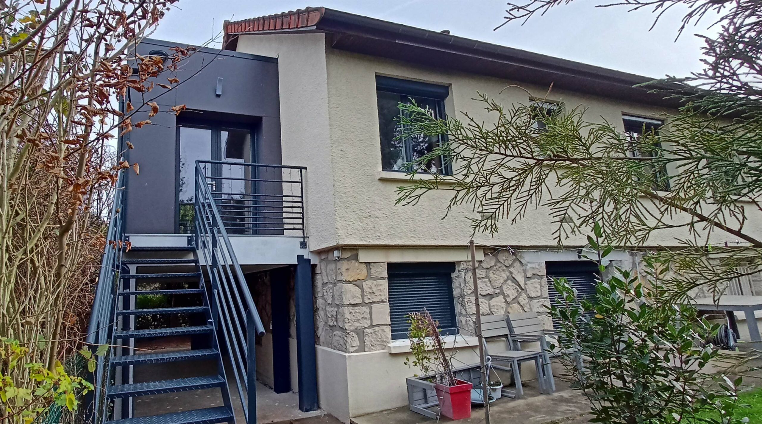 Extension pour agrandir l'espace à vivre