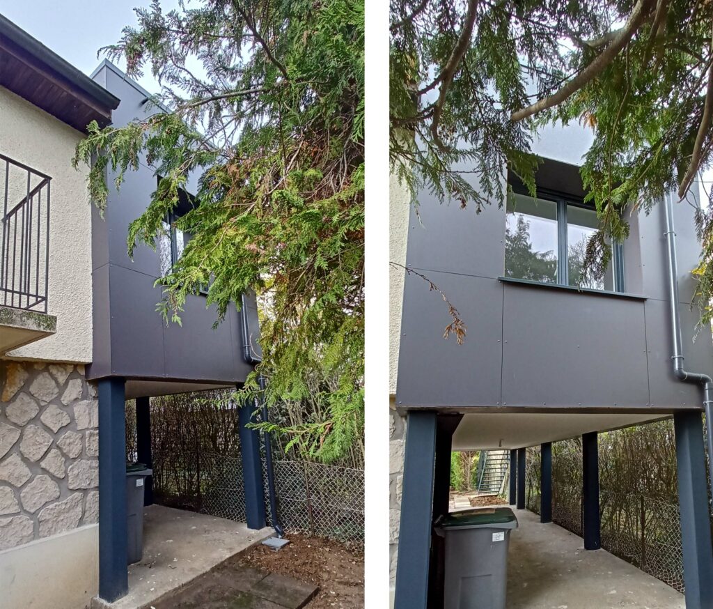 Extension façade avant